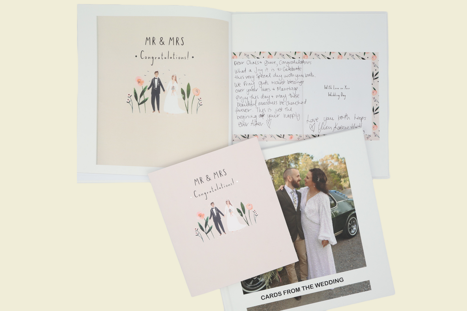 Wedding cards book