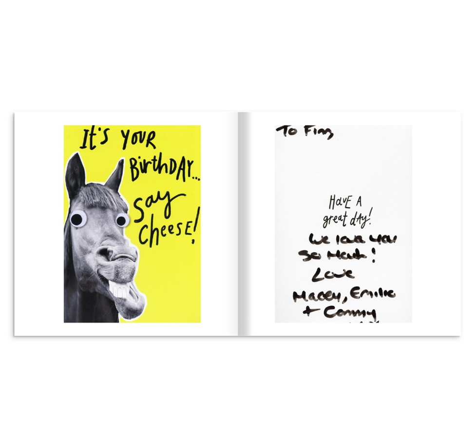 Occasion card book